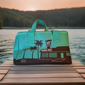 Trader Joe’s Borsa Porta Pranzo Isolata Riutilizzabile Borsa Raffreddante Verde - Foto 1 di 5