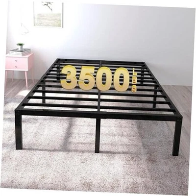 Tall 3500lbs Heavy Duty Bed Frame Metal Platform/Maximum Queen 18 Inch - Image 1 of 4