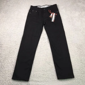 GSTR G Star Raw Jeans Boys 12 (27x25) Jet Black Straight Stretch Denim NEW NWT - Picture 1 of 17