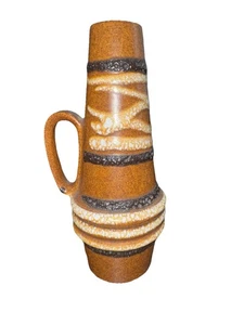  MCM Fat Lava Pottery West Germany #400-22  (9in H x 5in W) Excellent Condition  - Picture 1 of 13
