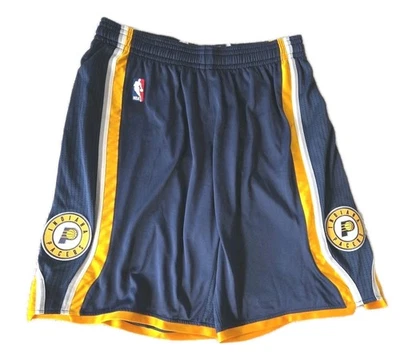 Adidas Indiana Pacers NBA Pantalones Cortos Longitud +2 Para Hombre XL Azul Auténtico En Cancha Foto 1 de 4