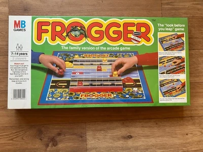 Frogger Board Game MB Games 1983 Retro Vintage Complete, New And Sealed  - Image 1 of 4
