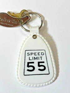 Kansas State Police Key Ring 55 MPH Speed Limit with Keys Safety Bear Vintage - Picture 1 of 7