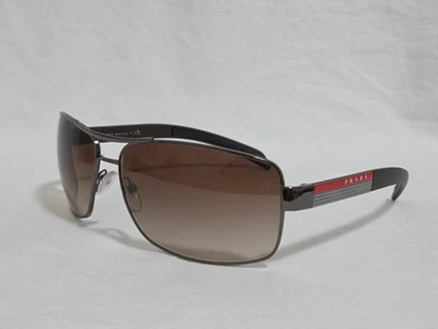 Gafas de sol Prada Icon Logo Teardrop Metal Combinación en Marrón y Rojo g301 Foto 1 de 4