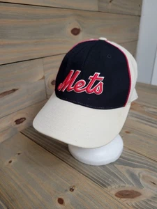 Vintage MLB New York Mets Snapback Mütze 90er American Needle Puffy Spellout - Bild 1 von 5