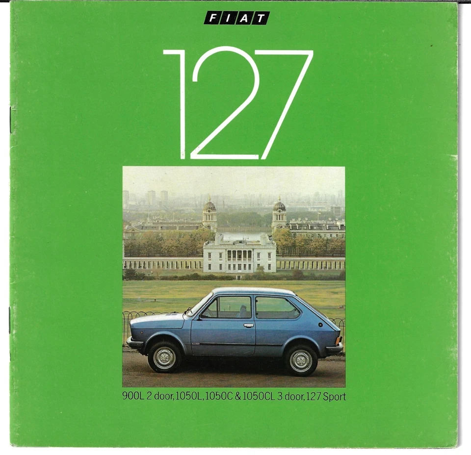 Fiat 127 1979-1981 UK Market Sales Brochure 900L, 1050L, 1050C, 1050CL & Sport - Image 1 of 3