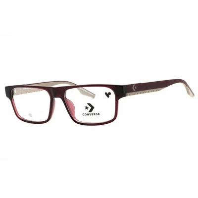 Converse Para Hombre Gafas Cristal Profundo Burdeos Marco Rectangular CV5123 601 Foto 1 de 2