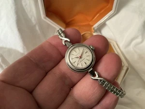 Vtg 1966 Bulova Waterproof M6 Lady Watch & Box - Picture 1 of 12