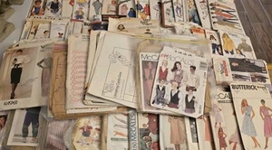 Lot of 65 Sewing Patterns Simplicity McCalls Butterick Some Cut Etc +++ - Picture 1 of 5