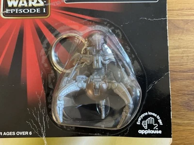 Star Wars Episode 1 The Phantom Menace Vintage 1999 keyring - New - Image 1 of 3