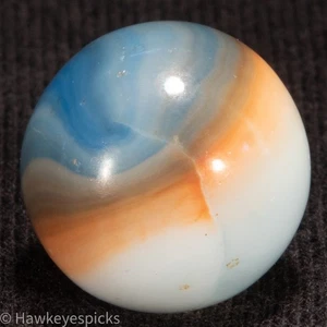 Marble King Blended Rainbow Vintage Marble 5/8" nm+ Hawkeyespicks - Picture 1 of 6