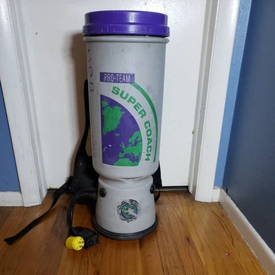 Proteam Mochila Aspiradora SCM-1282 Pro Team sin manguera ni accesorios FUNCIONA BIEN Foto 1 de 4