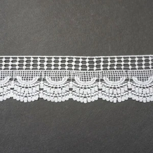 9.1m Spitzenrand Kante Band DIY Hochzeit Brautkleid Basteln Nähen Weiß 9cm Fairy - Picture 1 of 5