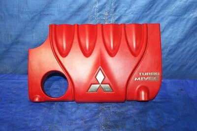 04 09 Mitsubishi Galant 2.4L 4Cyl MIVEC OEM Red Plastic Engine Cover JDM 4G69 - Image 1 of 4