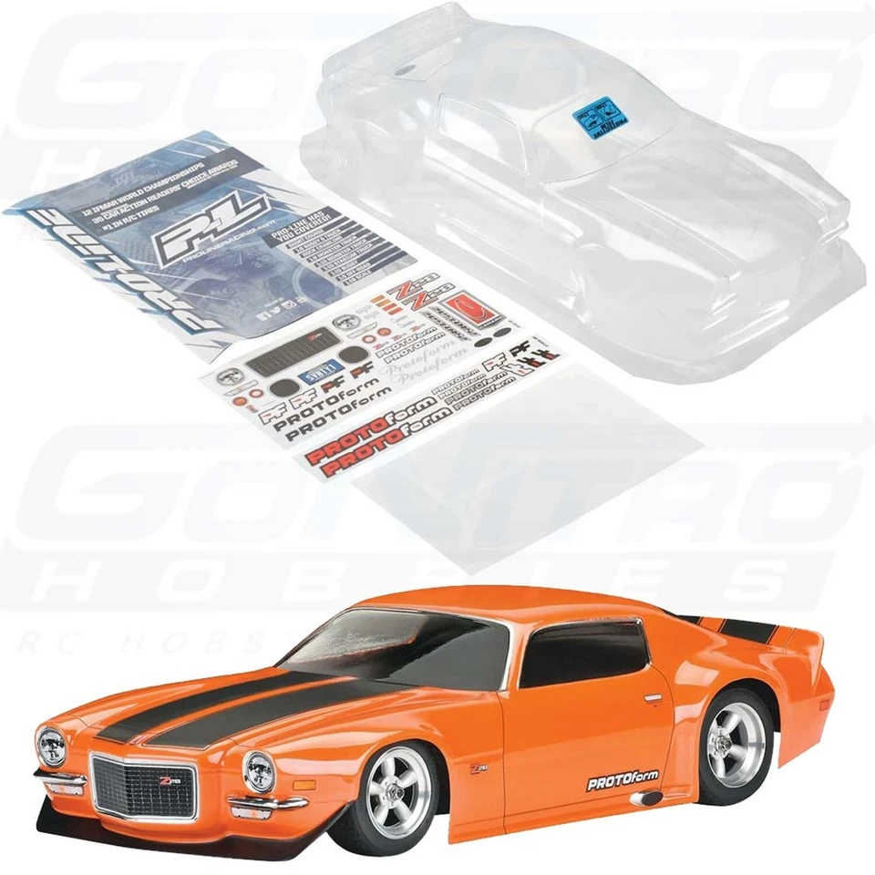 Proline Power PROTOform 1971 Chevrolet Camaro Z28 Clear Body VTA Class PRM155... - Image 1 of 1