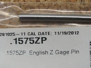 MEYER .1575ZP English Z Gage Pin - Picture 1 of 2