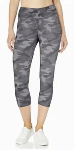 👖SMALL All Over Camo Printed Hidden Key Pocket Capri Leggings By Danskin 2I - Picture 1 of 4