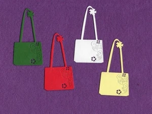 GELDBÖRSE 4 HANDTASCHEN Stanzformen Sammelalbum Karten - Bild 1 von 1