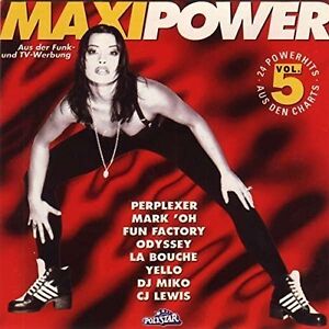 Maxi Power 5 (1994) Perplexer, Mark 'Oh, Fun Factory, Odyssey, Yello.. [2 CD]