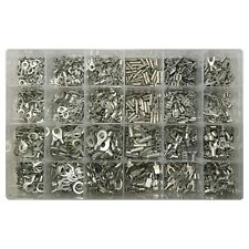 1200 Uninsulated Wire Terminal Crimp Connectors Non Insulated Assortment Kit USA