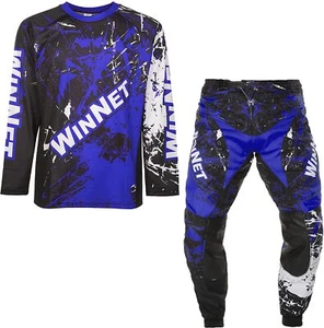 Completo Traje Camiseta Chaqueta Y Pantalones Moto Enduro Cross Motocross Enduro - Imagen 1 de 10