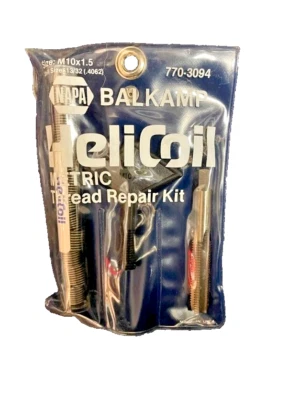 Napa 770-3094 Helicoil M10x1.5 Balkamp Metric Thread Repair Kit D503007- METRIC - Image 1 of 4