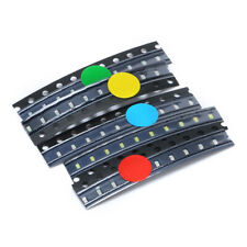 50szt SMD 0603 LED wspólny pakiet komponentów czerwony niebieski zielony żółty biały