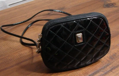 Bandolera vintage de cuero acolchado negro JUDITH LEIBER Foto 1 de 4