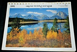 GRAND TETON KALENDER 1991 SCHÖNE FARBBILDER VON ABI ~ KOMPLETT - Bild 1 von 7