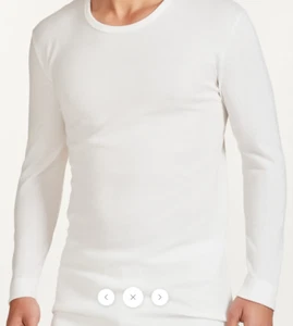 Ragno: Knitted Underwear Man Long Sleeve Wool Merino Cotton On Leather 65459 - Picture 1 of 3