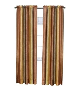 Sombras de 50 in. W x 63 in. Panel de ventana filtrado de luz de poliéster L en otoño ACHIM - Imagen 1 de 3
