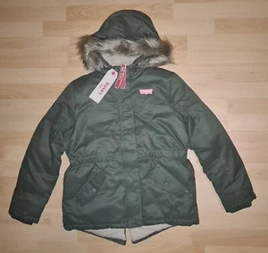Original LEVIS Parka Bomberjacke Winter Kapuze Größe 164 - Bild 1 von 10