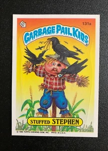 Garbage Pail Kids Stuffed Stephen 131a 1986 Topps Chewing Gum Inc. - Picture 1 of 2