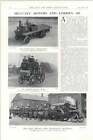 1902 Military Motors Thorneycroft Side Loader South-eastern Fire Brigade Fowler 