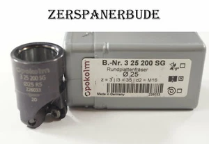 Frez do płyt okrągłych Pokolm 3 25 200 SG D=25mm Z=3 z chłodzeniem wewnętrznym Nowy z fakturą - Zdjęcie 1 z 6