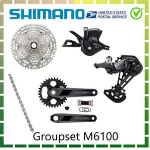 SHIMANO DEORE M6100 MTB 12-Speed Groupset 170mm 32T cassette 51T - Picture 1 of 7