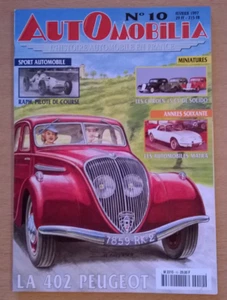 AUTOMOBILIA - N°10 (Février 1997) - 402 Peugeot/Matra/Ralph pilote de course - Picture 1 of 19
