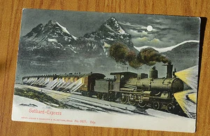 CARTOLINA SVIZZERA GOTTHARD EXPRESS NON VIAGGIATA SUBALPINA HH - Imagen 1 de 1