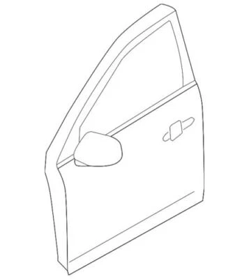 Genuine Ford Door Shell AE9Z-7420125-A - Image 1 of 2