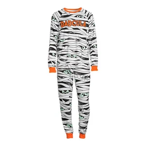 DADCULA MUMMY ~ Glow In The Dark ~ Pajama Set MENS SIZE LARGE NEW ~ Halloween - Picture 1 of 7