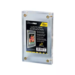 Ultra PRO Lucite Brik Schraubhalter Top Piece Diamond Corner 35PT versenkt - Bild 1 von 2