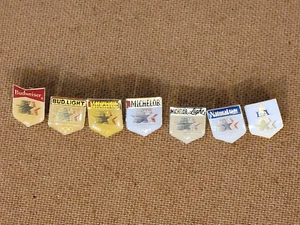 1984 Los Angeles LA Olympic Pins Lot of 7 Beer Advertising Michelob Budweiser - Picture 1 of 21