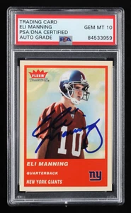 Eli Manning Signed 2004 Fleer Tradition #331 Rookie Card - Autograph Graded PSA - Picture 1 of 2