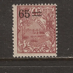 New Caledonia 1925 Local scene 65 on 45c maroon on toned */MNH SG 129 - Picture 1 of 2