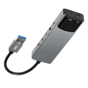 Protable USB Sound Card 5.1 Channel External Audio Card SPDIF Optical for PC - Picture 1 of 11