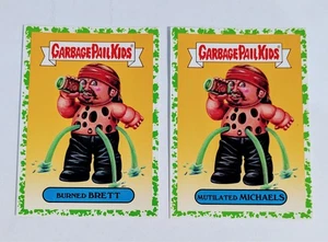 Garbage Pail Kids 2017 Battle of The Bands -Burned Brett, Mutilated Michaels G - Picture 1 of 2