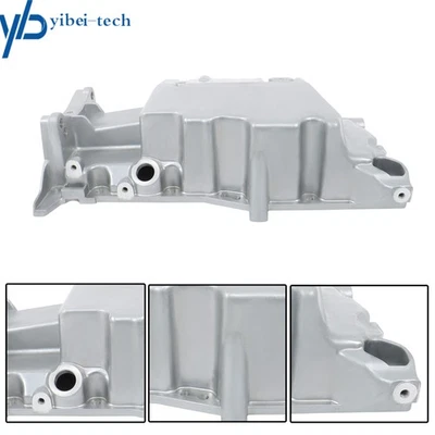 Engine Oil Pan w/ Drain Plug For Saab 9-3 2003-2011 9-3X 10-11 9-5 2011 L4 2.0L - Image 1 of 4