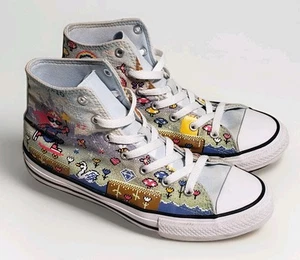 Zapatos de caña alta Converse All Star Gamer 670170F mandriles juveniles talla 6 / para mujer 7,5 - Imagen 1 de 22