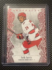Seth Jarvis - 2025-26 Upper Deck Artifacts Ruby Red /599 - Hurricanes - Picture 1 of 2