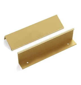 Confezione 15 Tiranti Bordo Dita Oro Cassetto/Armadio Champagne Oro Cucina (10 Pollici) - Foto 1 di 4
